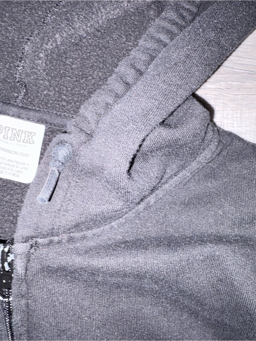 VS PINK RAINBOW BLING OUTFIT SET L pants XL ZIP UP HOODIE and joggers - Picture 8 of 11